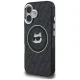 Vāciņš Karl Lagerfeld IML Choupette Head Logo iPhone 16 MagSafe, melns