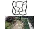 Paving Stone and Concrete Mold \"Cobblestone\", 50x48 cm, Black