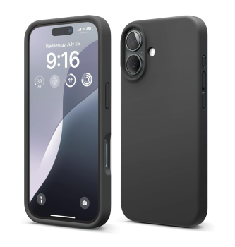 Tfo iPhone 16 Plus Case Matt TPU, Black