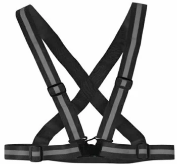 Atstarojoša josta veste, Melna | Reflective Harness Vest