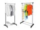 Regulējamais teleskopiskais drēbju pakaramais statīvs ar riteņiem | Adjustable Clothes Rack Hanger on Wheels