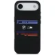 Чехол BMW M Silicon Horizontal Line MagSafe для iPhone Air, черный