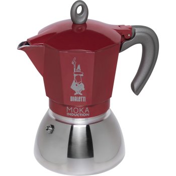 Bialetti MOKA Induction 6TZ espresso kafijas automāts, sarkans