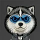 Nimmy Cool&Cute 2.0 Wolf vāciņš Apple iPhone 17 Pro Max, Melns