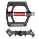 Rockbros 2020-12CBK Platform Aluminum Bicycle Pedals, Black