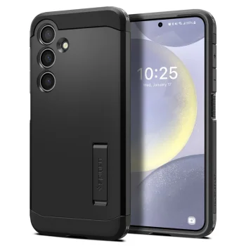 Samsung Galaxy S24+ Plus (SM-S926) Spigen Tough Armor Case Cover, Black | Чехол Кабура Кейс Бампер...