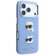 Чехол Karl Lagerfeld для iPhone 18 Pro / 17 Pro Saffiano Pins & Logo, голубой