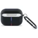 Чехол BMW Curved Lines для Apple AirPods Pro 3 с карабином, черный