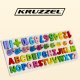 Деревянная головоломка алфавит и цифры Kruzzel 00010979