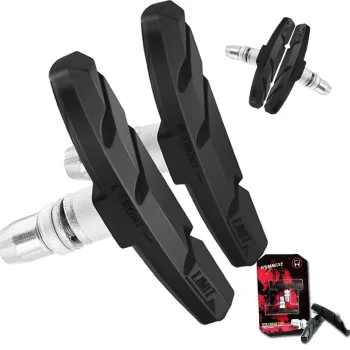 V-Brake velosipēdu bremžu kluči, ar vītni, melni