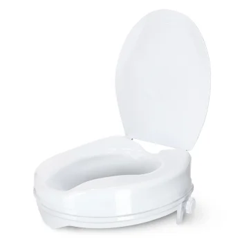 Tualetes poda paaugstinājums 4FIZJO 10 cm ar vāku
