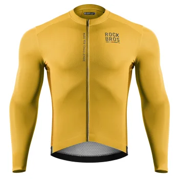 Vīriešu velokrekls Rockbros ROAD TO SKY 15120015023, izmērs S, dzeltens