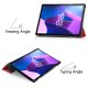 Lenovo Tab M10 (3rd Gen) (TB-328FU) Trifold Stand PU Leather Hard Protective Cover Case, Red | Planšetes Vāciņš...
