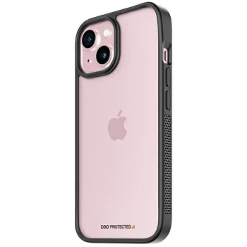 PanzerGlass ClearCase for iPhone 15 with D3O, Transparent / Black