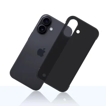 3mk Just20g матовый чехол для Apple iPhone 17 - матовый черный