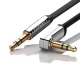 Ugreen plakanais AUX audio kabelis 3.5mm 2m, Sudraba