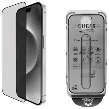 Защитное стекло Guess Screen Protector Privacy 2.5D Outline для iPhone 16 6.1"