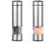 Electric Salt and Pepper Grinder with LED Light, Silver