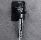 Self-Adhesive Razor Holder and Wall Hook AG807, Black