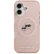 Karl Lagerfeld IML mirdzošs Karl & Choupette galvu logotipa MagSafe iPhone 17 vāciņš – rozā | Phone Case Cover