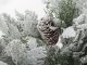 Small Artificial Christmas Tree with Snow, 45 cm, Green