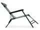 Multigarden Garden Lounger with Headrest, Foldable, Grey