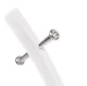 Stāvošais drēbju pakaramais ModernHome YLT-0603, balts