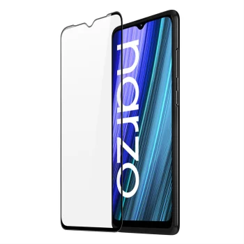 Aizsargstikls Dux Ducis 9D priekš Realme Narzo 50A, 9H, melns