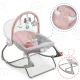 Nukido 705402 Baby Bouncer with Vibration, Pink
