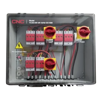 Распределительный щит DC для солнечных панелей 6in-6out 1000V IP66