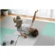Большой детский коврик-пазл из пены Ricokids 180x180 см, 9 шт.,...