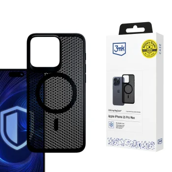 3mk iPhone 16 Pro Max vāciņš COOLing MagCase, melns