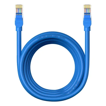 Baseus высокоскоростной Cat 6 RJ-45 1000Mb/s Ethernet кабель 5м круглый - синий