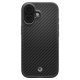 Spigen Enzo Aramid \"T\" MagSafe Phone Case Cover iPhone 17 - black and silver
