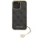 Чехол Guess для iPhone 14 Pro 4G Charm, серый