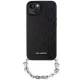 Karl Lagerfeld iPhone 14 vāciņš Saffiano Monogram Chain, melns