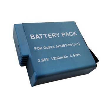 Extra Digital GoPro AHDBT-801 akumulators, 1260mAh