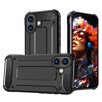 Чехол Hybrid Armor для iPhone 17 - черный