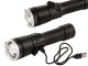 Bailong A52 Tactical Military Flashlight with LED CREE XHP160, Zoom and Power Bank