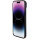 BMW iPhone 15 Plus vāciņš Leather Stamp Tricolor, melns