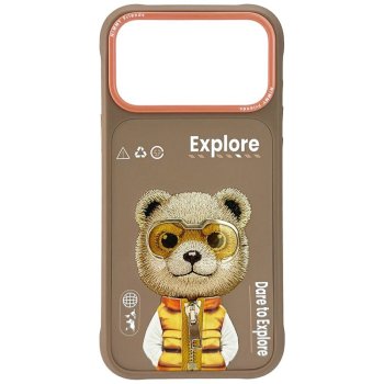 Nimmy Cool&Cute 2.0 Lāča vāciņš iPhone 17 Pro – bēšs | Phone Case Cover