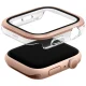 Uniq Voute aizsargstikls un vāciņš Apple Watch 10/11 46mm, Rose Gold