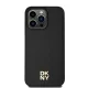 Чехол DKNY для iPhone 15 Pro Max Leather Monogram Pattern MagSafe, черный