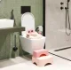 Детское сиденье для унитаза со ступеньками Ecotoys, розовое