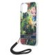 Guess Flower Strap vāciņš iPhone 14 Plus, zils