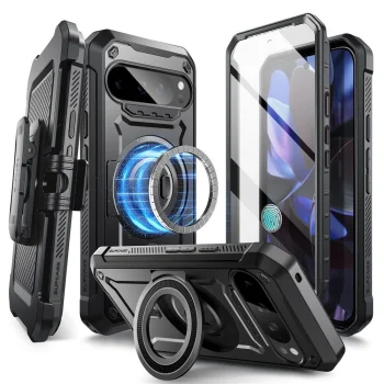 Google Pixel 9 Pro XL Supcase UB Pro Mag MagSafe Hard Case Cover, Black | Чехол Кейс Обложка для...