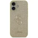 Guess iPhone 17 vāciņš Fixed Glitter Big 4G, zelta