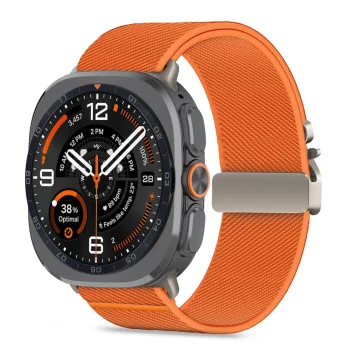 Ремешок Tech-Protect Nylon Clasp для Samsung Galaxy Watch Ultra 47mm, оранжевый
