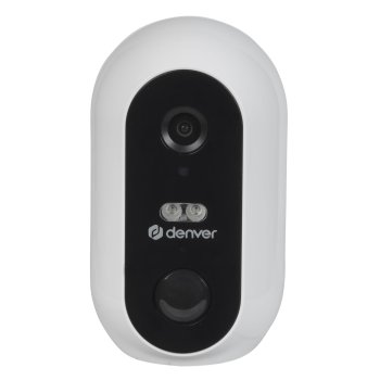 Denver IOB-209 Āra WiFi novērošanas kamera, Balta/Melna