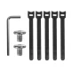 Maclean MC-105 W zemgalda kabeļu organizators, 5kg, balts